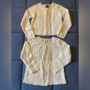 Two baby Gap tops - 5 years